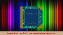 Read  Open Sources 20  the continuing evolution Ebook Free