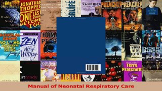 Read  Manual of Neonatal Respiratory Care Ebook Free