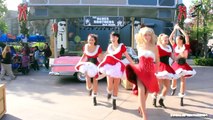 Santa Dolls Dancers at Universal Studios Hollywood 2012 in HD