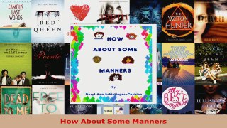 Download  How About Some Manners Ebook Free