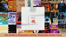 Read  The Brides Etiquette Guide Etiquette Made Easy EBooks Online