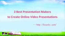 3 Best Free Presentation Makers for Designing Online Video Presentations