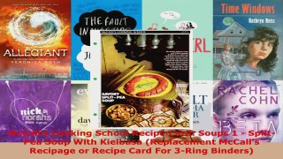 Read  McCalls Cooking School Recipe Card Soups 1  SplitPea Soup With Kielbasa Replacement EBooks Online