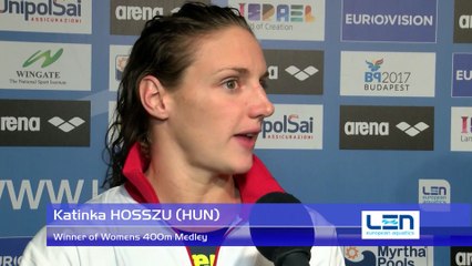 20151202 Katinka HOSSZU Winner of Womens 400m Medley