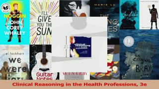 PDF Download  Clinical Reasoning in the Health Professions 3e Download Full Ebook