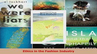 Read  Ethics in the Fashion Industry EBooks Online
