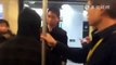 Kung fu in real fight!!!!A Chinese man fights on subway in Tai chi tai ji style.