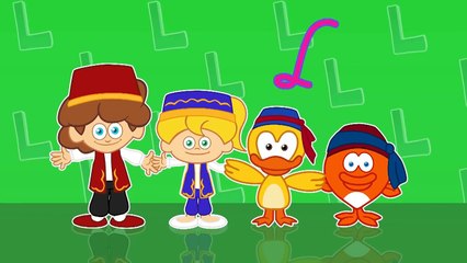 L Harfi ABC Alfabe SEVİMLİ DOSTLAR Eğitici Çizgi Film Çocuk Şarkıları Videoları