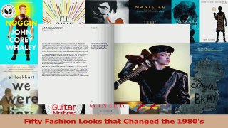 Read  Fifty Fashion Looks that Changed the 1980s Ebook Free
