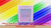 Whos That Girl  Whos That Boy Clinical Practice Meets Postmodern Gender Theory PDF
