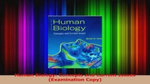 Read  Human Biology Concepts and Current Issues Examination Copy Ebook Free