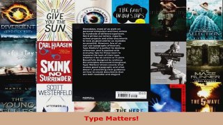 Download  Type Matters PDF Free