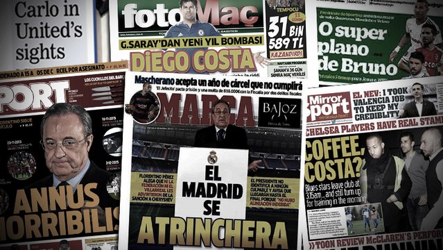 La presse espagnole démolit Florentino Pérez, la virée nocturne de Diego Costa