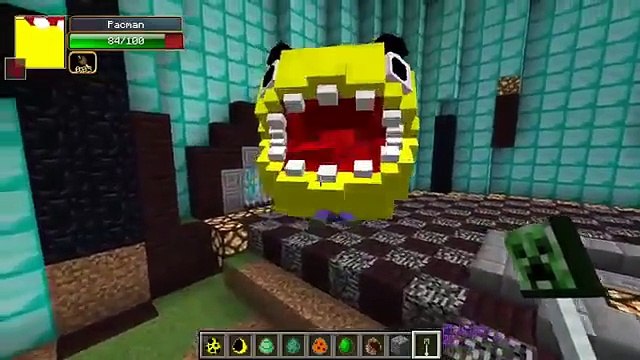 PopularMMOs Pat and Jen Minecraft PACMAN VS MUTANT ZOMBIE Minecraft Mob Battles Modded Min