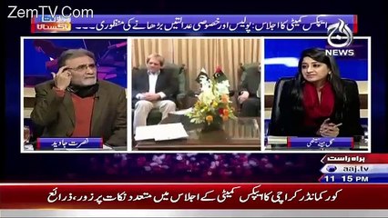 Nusrat Javed Takes Sharjeel Memon Side