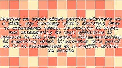 Looking to Generate an Income Online? Think About Forum Marketing