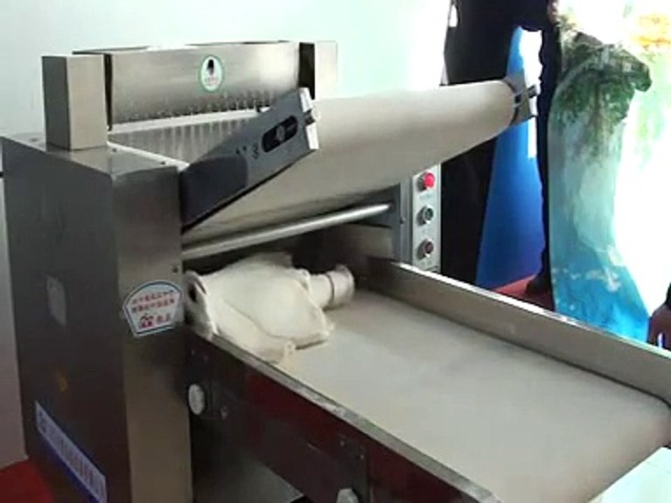 Máy cán bột YMZD350, máy cán bột mì, máy cán bột làm bánh mì, máy cán bột tự động