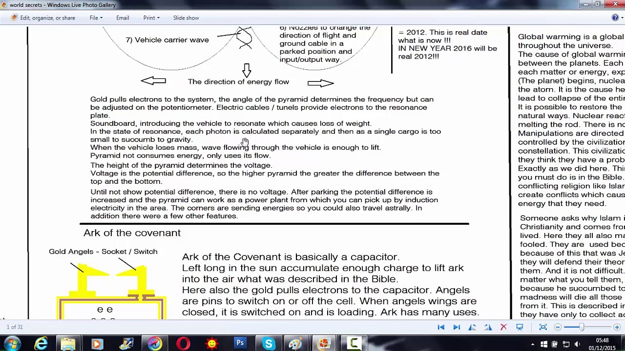 Supposedly the mysteries of the world ( part2/2 ) - Flat Earth, antigravity, free energy, pyramids and much more...