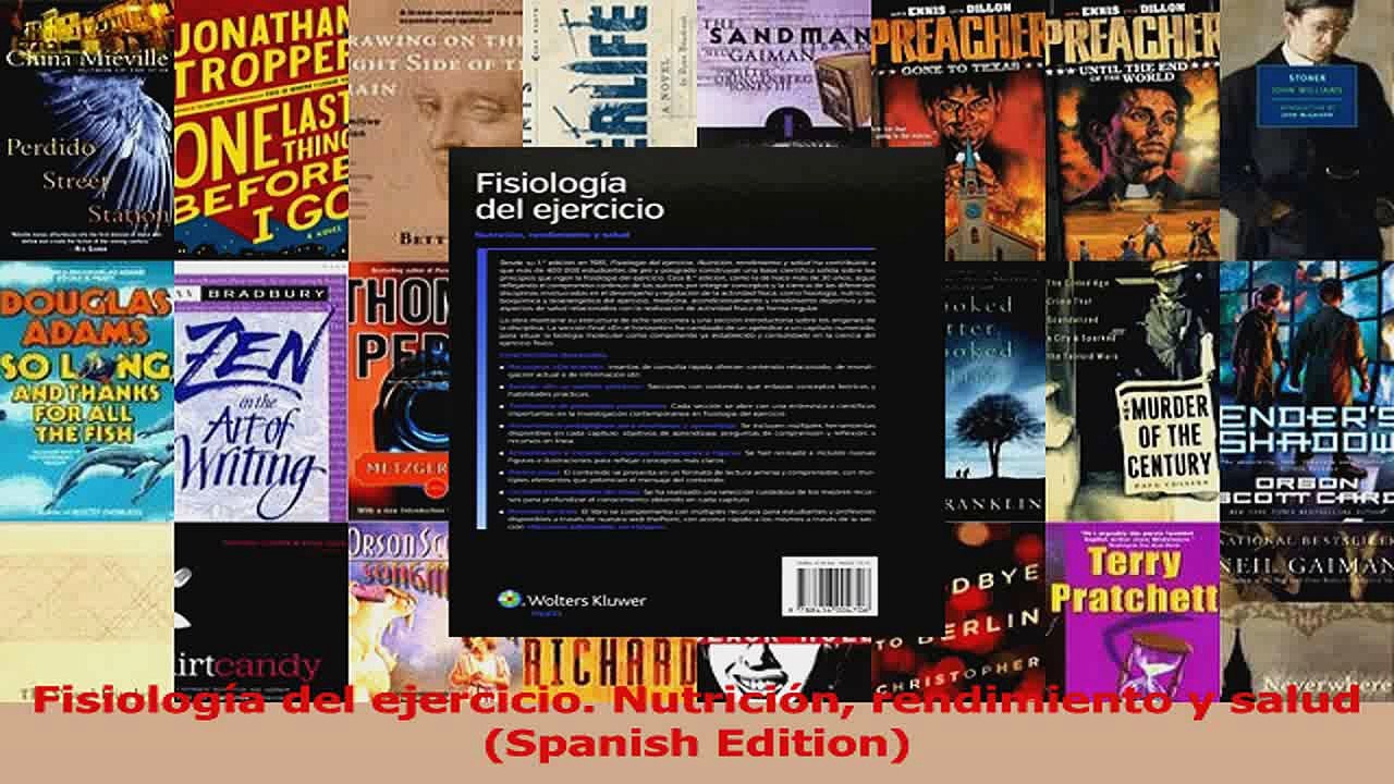 PDF Download  Fisiología del ejercicio Nutrición rendimiento y salud Spanish Edition PDF Online