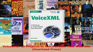 Read  VoiceXML 10 Projects to Voice Enable Your Web Site Gearhead Press PDF Online