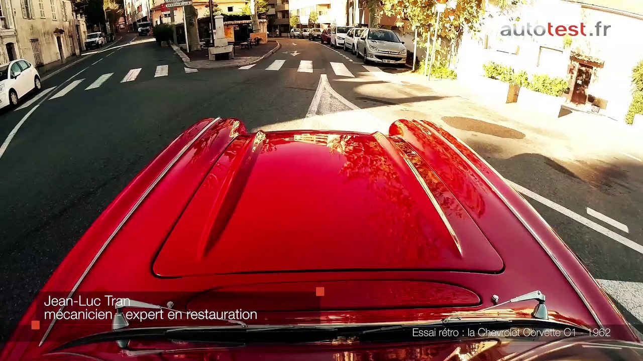 Essai de la Corvette C1 - 1962