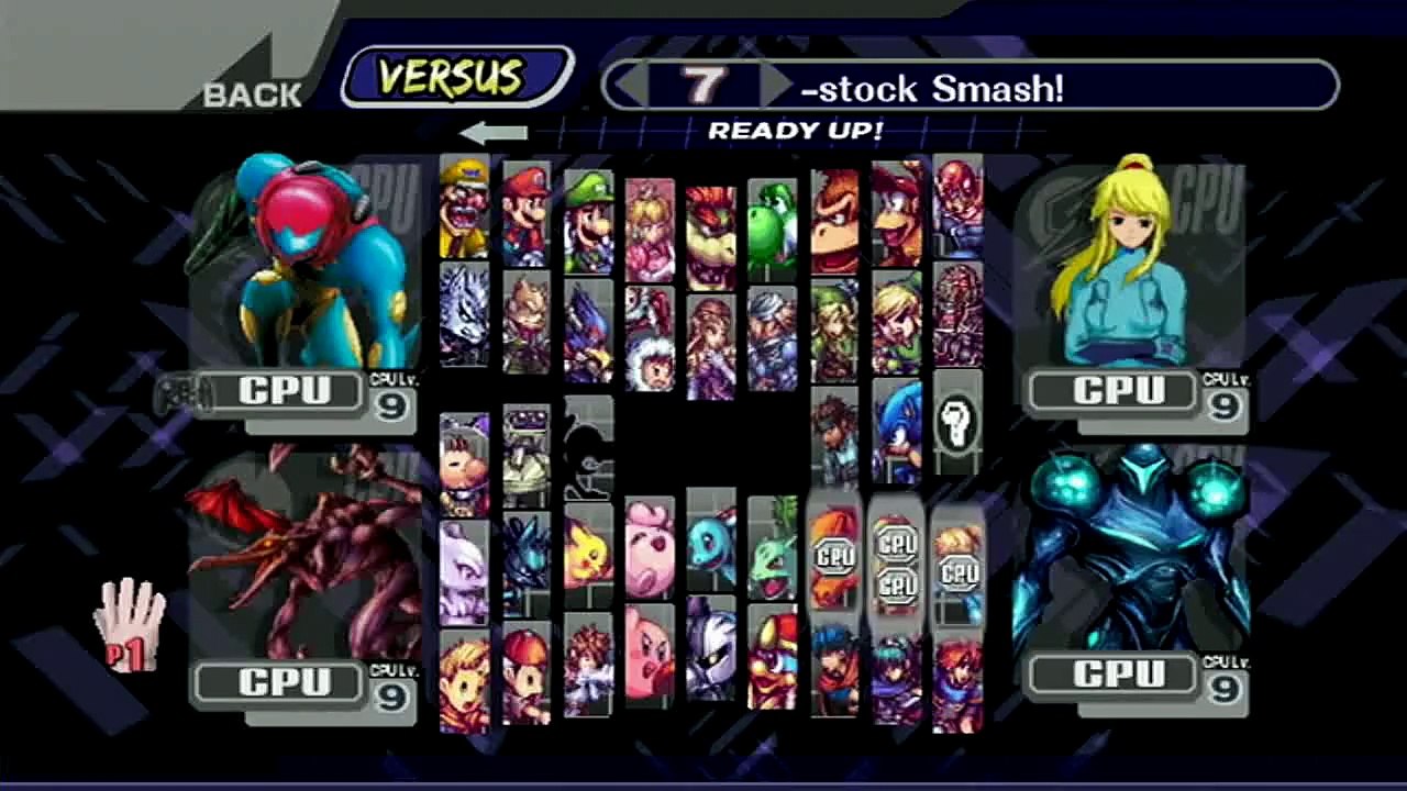 Hacked Super Smash Brothers Brawl All Star Matches