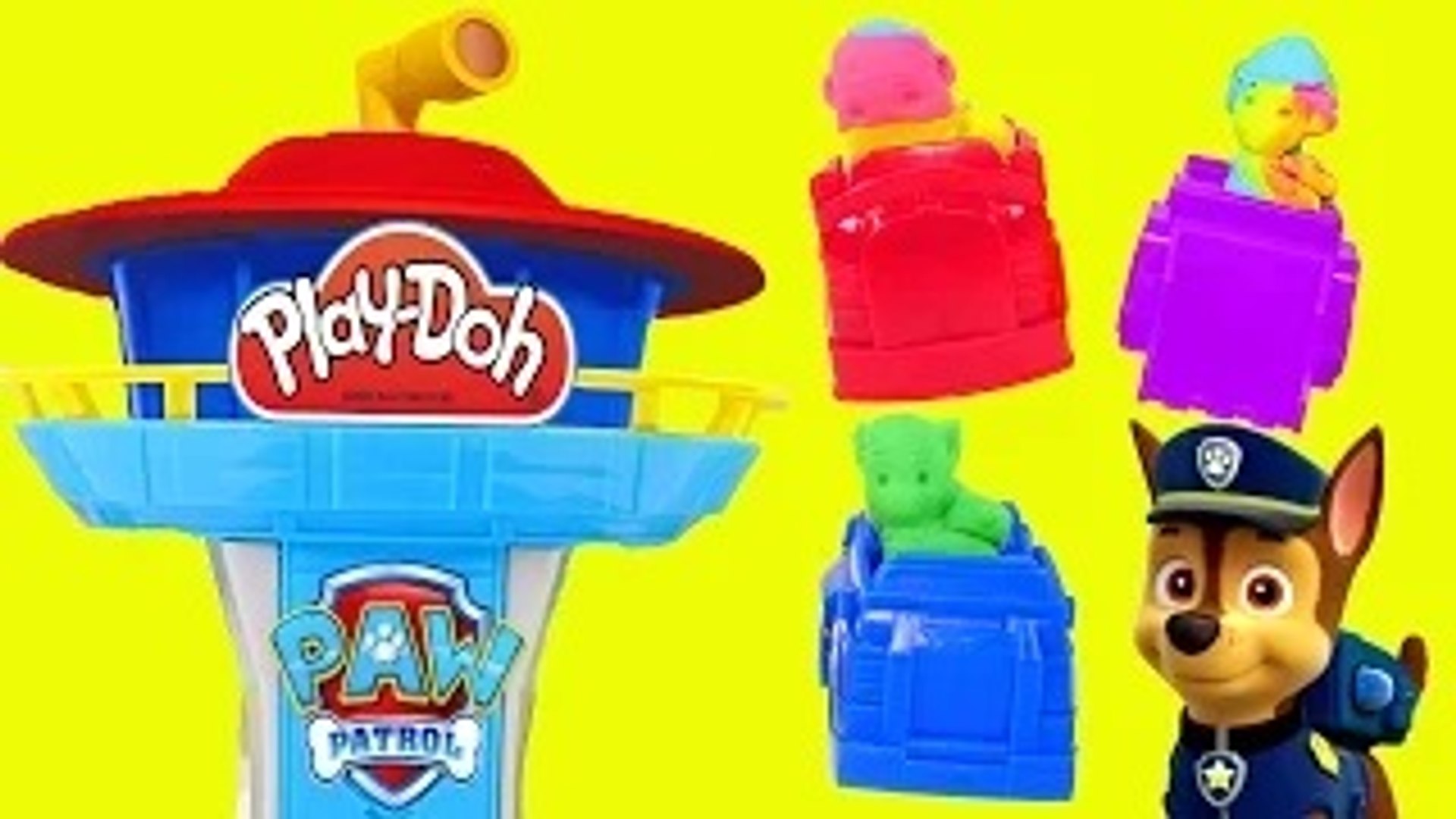Paw Patrol To The Rescue Dough Play PLAY DOH Rubble, and Chase - video