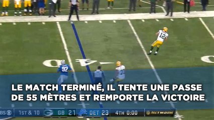 Le match terminé, ils marquent un touchdown et remportent la victoire