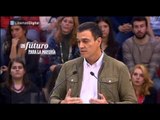 Pedro Sánchez pide el voto 