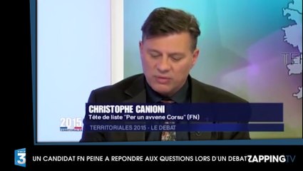 Régionales 2015 : Un candidat FN incapable de répondre à plusieurs questions pendant un débat devient la risée du web