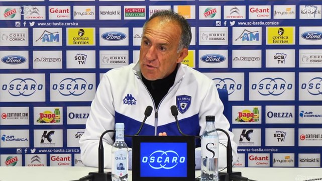 Bastia-Monaco : Conf. d'avant-match de G. Printant