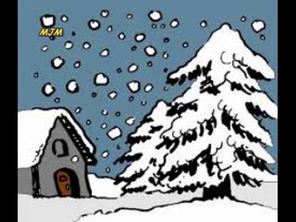 Les petits flocons --- Comptines de Noel