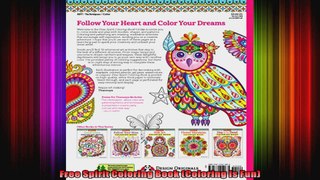 Free Spirit Coloring Book Coloring Is Fun