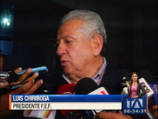 Luis Chiriboga afirmó que no renunciará a la FEF