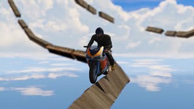 IMPOSSIBLE-MODDED BIKE PARKOUR! (GTA 5 Mods Funny Moments)