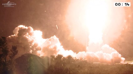 Ariane 5 flight VA227 liftoff replay