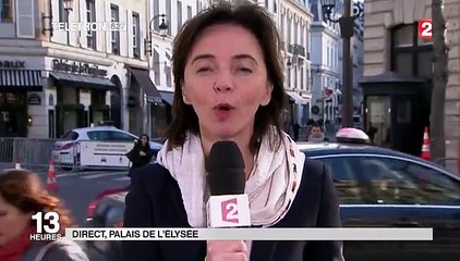 François Hollande en visite sur le porte-avions Charles de Gaulle