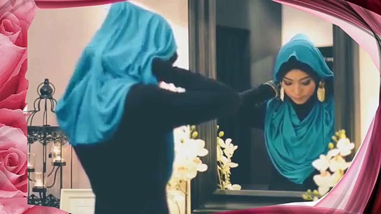 hijab tutorial 2015 in less than 2 minutes -part 3-