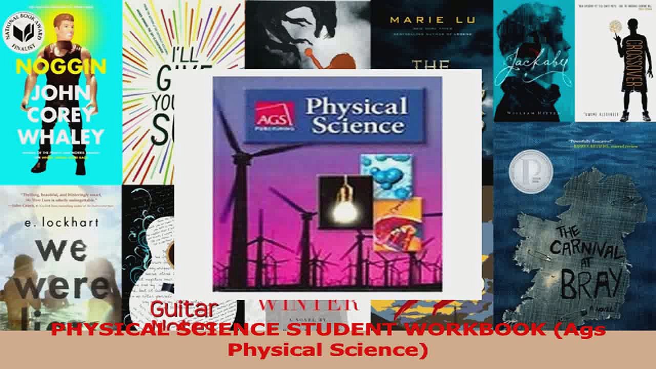 PHYSICAL SCIENCE STUDENT WORKBOOK Ags Physical Science Download