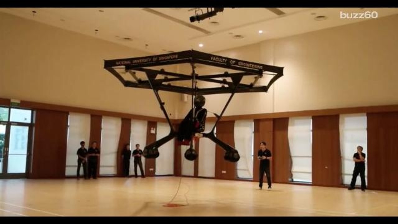 Students build a working personal flying machine