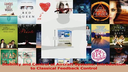 PDF Download  Stability and Control of Aircraft Systems Introduction to Classical Feedback Control Read Online
