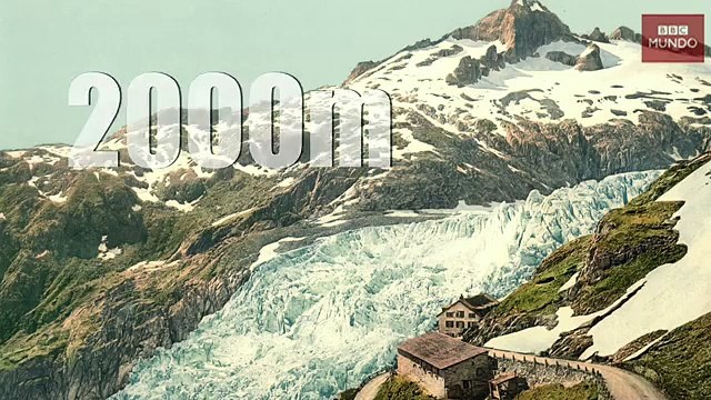 La velocidad en la que se derriten los glaciares en los Alpes es alarmante