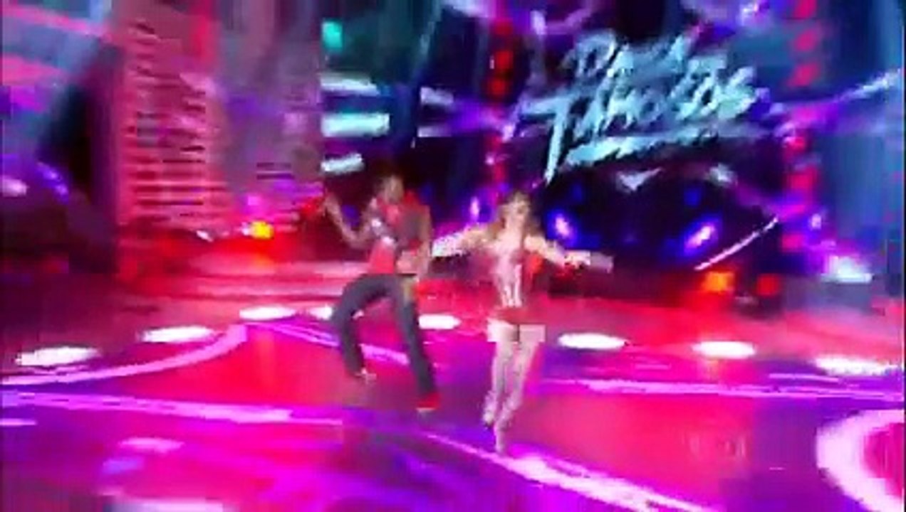 Mariana Santos e Marcus Lobo na Dança dos Famosos