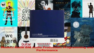 PDF Download  Modern Radio and Audio Production Programming and Performance Download Online