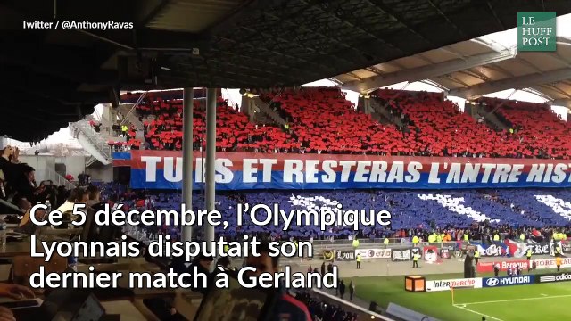 L'énorme ambiance à Gerland pour la dernière de l'OL dans son stade