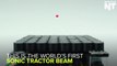 The World's First Sonic Tractor Beam Moves Objects With Soundwaves