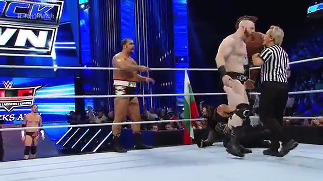 WWE Roman Reigns vs. Sheamus, King Barrett, Rusev & Alberto Del Rio- SmackDown, Dec. 3, 2015