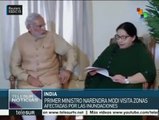 India: primer ministro visita zonas afectadas por las inundaciones