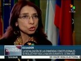 Asamblea Nacional de Ecuador aprueba enmiendas constitucionales