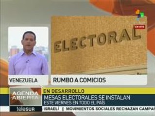 Venezuela: inicia periodo de veda electoral